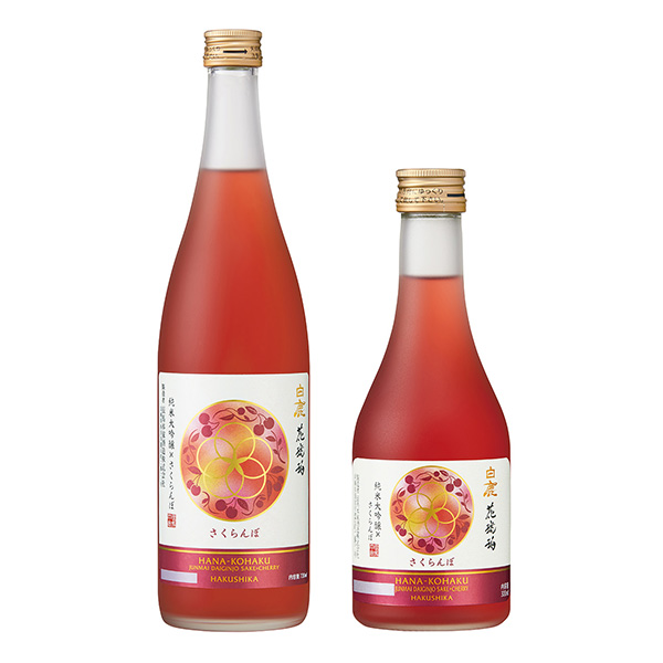 白鹿花琥珀櫻桃辰馬本家釀酒酒類包裝設(shè)計(jì)(圖1)