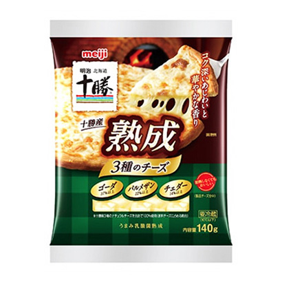 明治北海道十勝十勝產(chǎn)熟化種奶酪明治乳制品包裝設(shè)計(圖1)