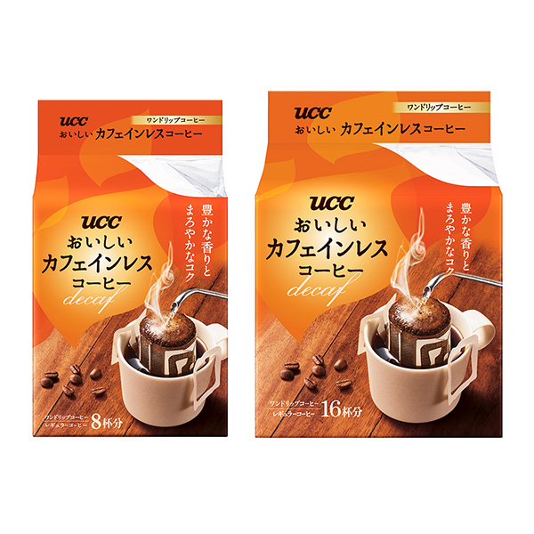  UCC美味的無咖啡因咖啡一滴咖啡包裝設計欣賞(圖1)