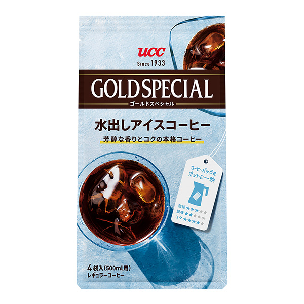  UCC黃金特別計劃咖啡包出水冰咖啡包裝設計欣賞(圖1)
