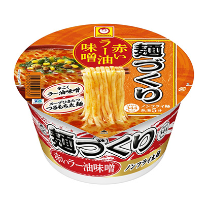 馬爾醬面制作紅色辣油醬東洋水產(chǎn)面類包裝設(shè)計(圖1)