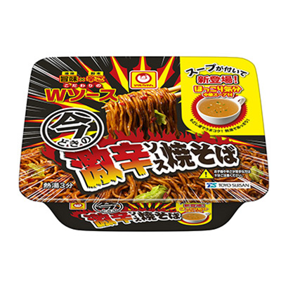 麥爾現在的辣醬炒面東洋水產面類包裝設計(圖1)