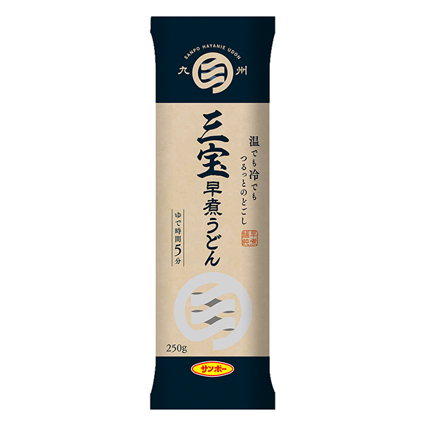 三寶早煮烏冬面包裝設計欣賞(圖1)