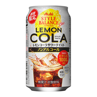 朝日風(fēng)格平衡加檸檬可樂酸辣燙朝日啤酒果實(shí)清涼飲料包裝設(shè)計(jì)(圖1)