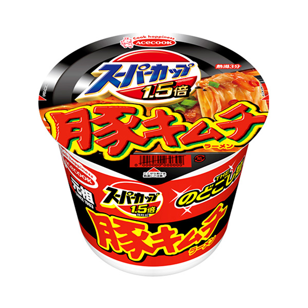 超級杯倍新豬泡菜拉面王牌廚師面類包裝設計(圖1)