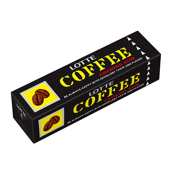 咖啡口香糖樂天包裝設計(圖1)