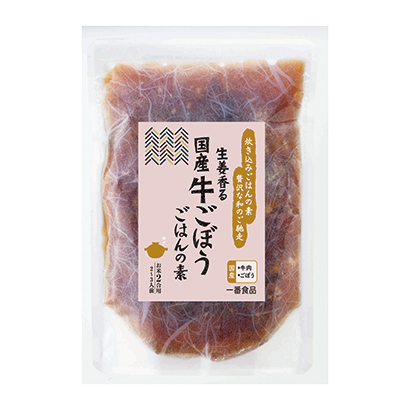 生姜香味國產(chǎn)牛蒡子米飯之素第一烹飪品包裝設(shè)計(jì)(圖1)