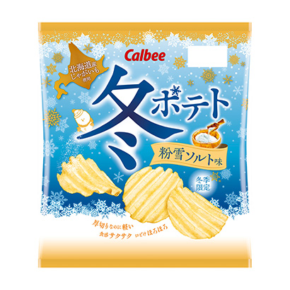 冬土豆粉雪鹽味卡比點心包裝設計(圖1)