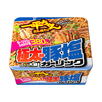 明星一平夜店炒面大盛豬鹽石斛明星食品面類包裝設計(圖1)