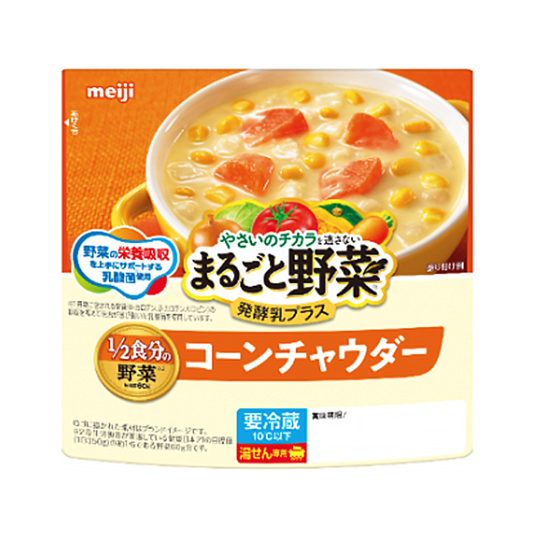 完整蔬菜發酵乳加玉米雜燴包裝設計欣賞(圖1)