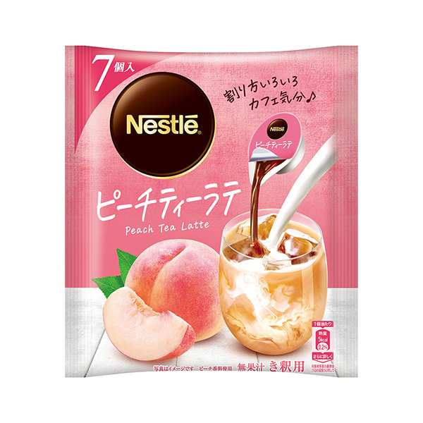 雀巢咖啡水蜜桃茶包裝設計欣賞(圖1)