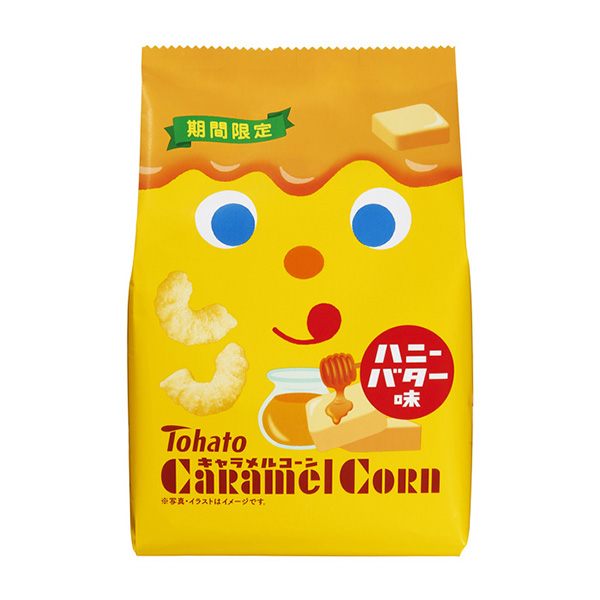 焦糖玉米黃油味東鴿點(diǎn)心包裝設(shè)計(jì)(圖1)