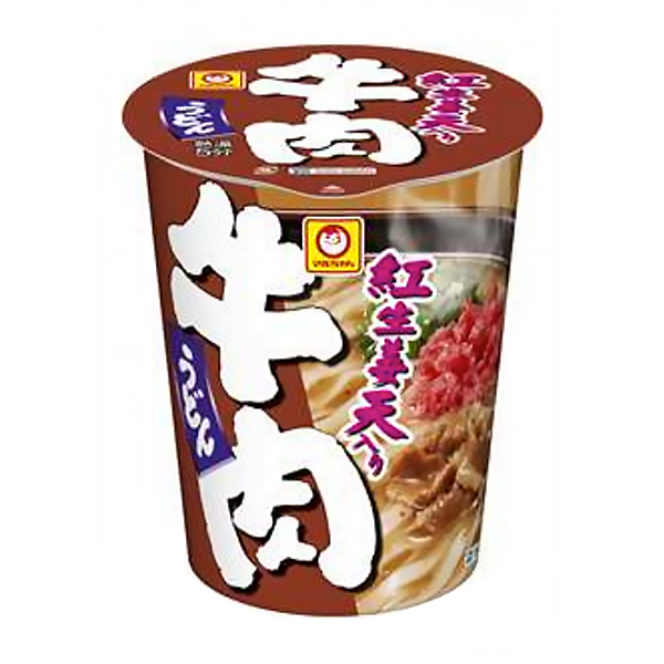 馬爾先生立式大紅生姜天牛肉烏冬面東洋水產(chǎn)食品飲料包裝設(shè)計(圖1)