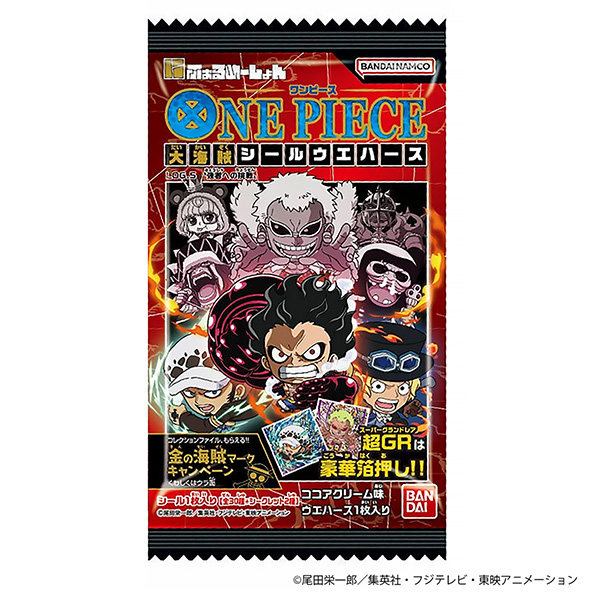 食品飲料包裝設計海賊王大海賊王貼紙晶片萬代(圖1)