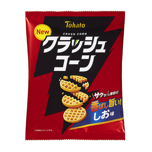 碎玉米香噴噴的咸味東鴿子食品飲料包裝設計(圖1)