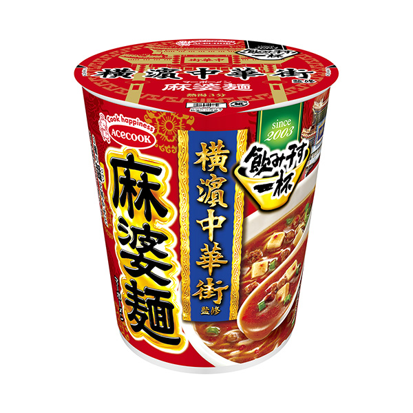 一杯橫濵中華街監(jiān)修麻婆面王牌廚師食品飲料包裝設計(圖1)