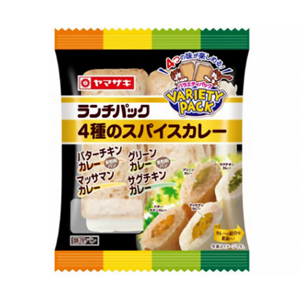 午飯包種香料咖喱山崎制面包食品飲料包裝設計(圖1)