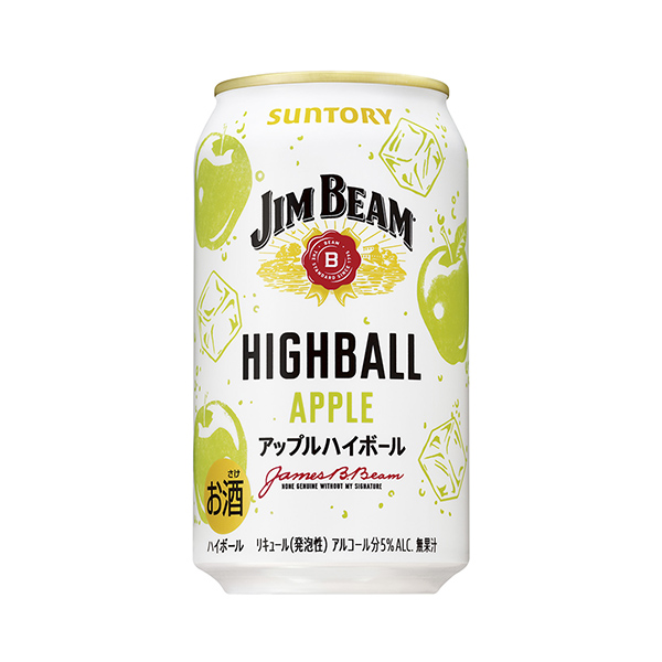 包裝設(shè)計欣賞吉姆光束高球罐＜蘋果高球＞ (三得利) 2025年1月14日發(fā)售(圖1)