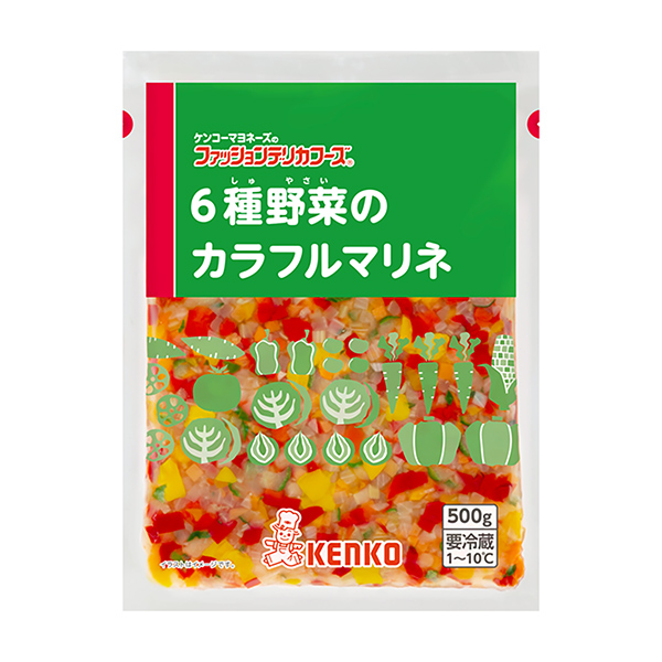 包裝設計欣賞6種蔬菜的彩色腌制(肯科蛋黃醬) (圖1)