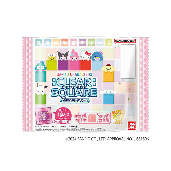 包裝設計欣賞三麗鷗卡通形象CLEARSQUARE橡皮糖&過山車(萬代) (圖1)