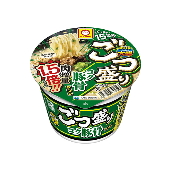 包裝設(shè)計欣賞麻辣燙＜醇厚豬骨拉面肉增量1.5倍＞ (東洋水產(chǎn)) (圖1)