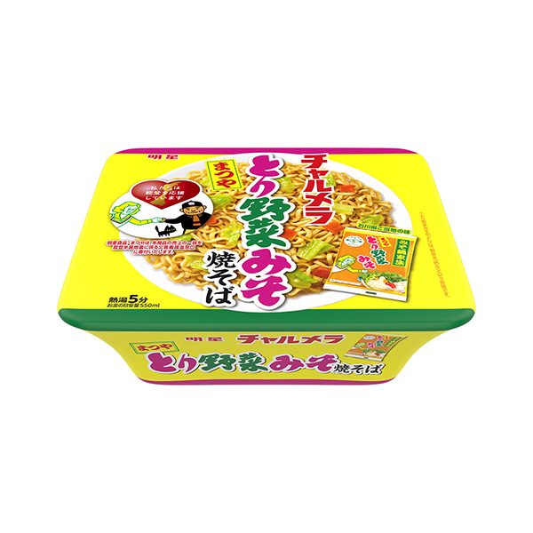 包裝設計欣賞明星焦糖杯＜鮮菜蕎麥面＞ (明星食品) (圖1)